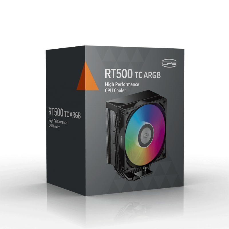 Кулер для процессора PcCooler RT500 TC ARGB BK, AM5, вентилятор 120 мм, шум 34.9 дБА, подсветка ARGB, фото 8