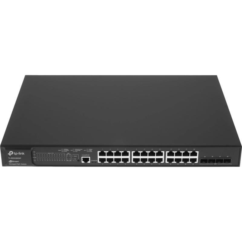Коммутатор TP-Link JetStream SG3428XMP управляемый, 24 порта PoE+ 1 Гбит/с, 4 SFP+ 10 Гбит/с, 384 Вт, фото 2