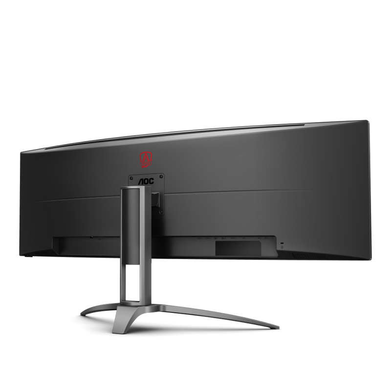 Монитор AOC AG493UCX2, 49 дюймов, 5120x1440, 165 Гц, VA, изогнутый, чёрный, фото 9