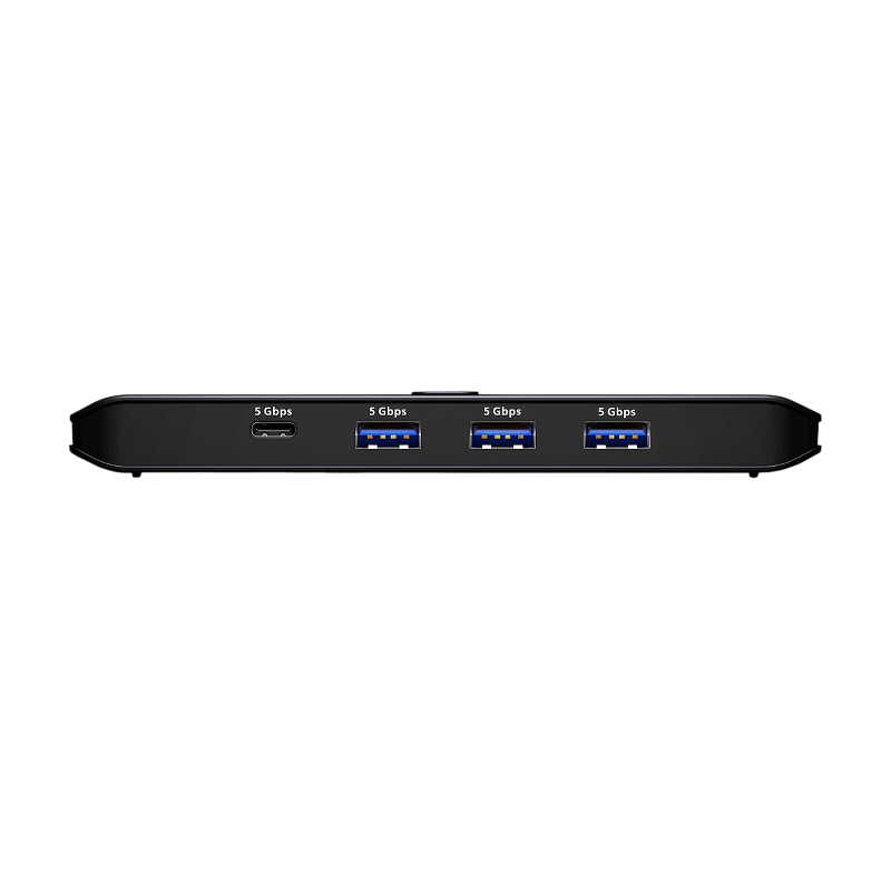 Переключатель USB 3.2 Gen 1 Aten US5324 на 2 компьютера и 4 устройства, хост USB-A и USB-C, фото 3