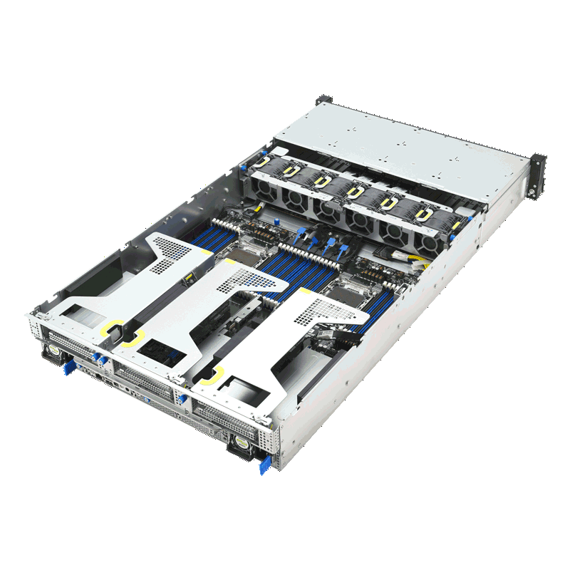 Серверная платформа ASUS RS720-E12-RS8G, 2U, 2x LGA 4710, 32x DDR5 6400, 8 x 2.5" hsb 8x SATA/SAS*/NVMe, 8x PCIe slots* + 2x OCP3.0* (ASUS 90SF03T1-M000H0), фото 7