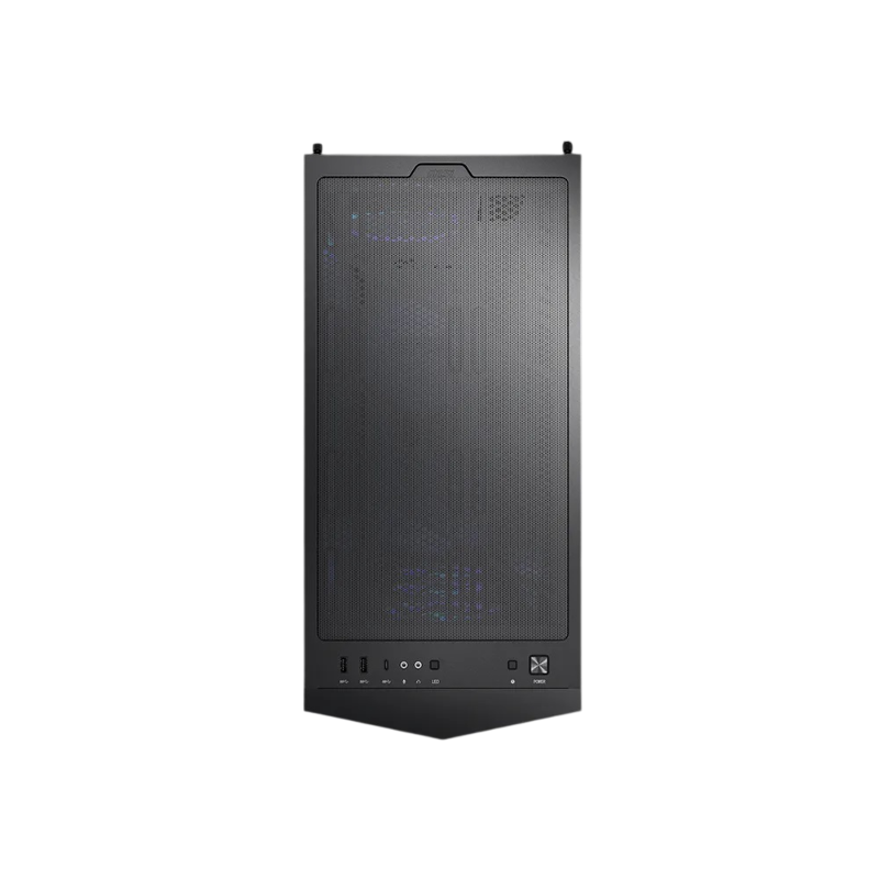 Корпус ПК без блока Case MSI MPG GUNGNIR 300R AIRFLOW, Midi-Tower, TG, 4x120mm ARGB, 2xUSB-A 3.2 + 1xUSB-C, E-ATX, ATX, mATX, mITX Black, фото 3