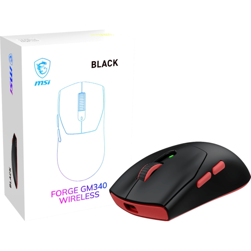 Мыши/ FORGE GM340 W BLACK, фото 8