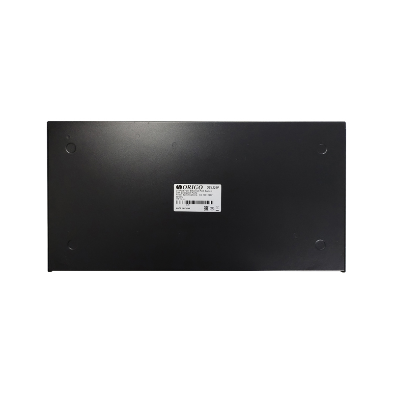 Коммутатор Origo OS1226P неуправляемый, 24 порта PoE 100 Мбит/с, 2 порта 1 Гбит/с, 285 Вт, 19″, фото 7
