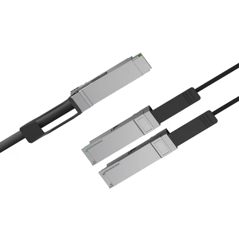 Кабель DAC FIBO FT-Q4-2Q2-DAC3m, QSFP56-DD 400 Гбит/с на 2 × QSFP56 200 Гбит/с, 3 м, фото 4