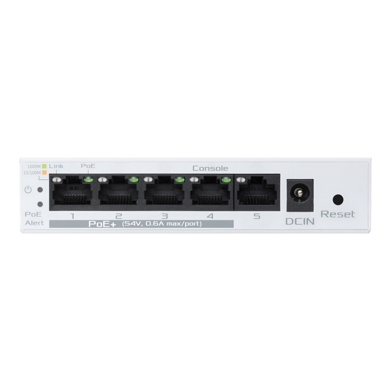 PoE-коммутатор ASUS EBP15 управляемый, 5 портов 1 Гбит/с, 4 порта PoE, 60 Вт, фото 2