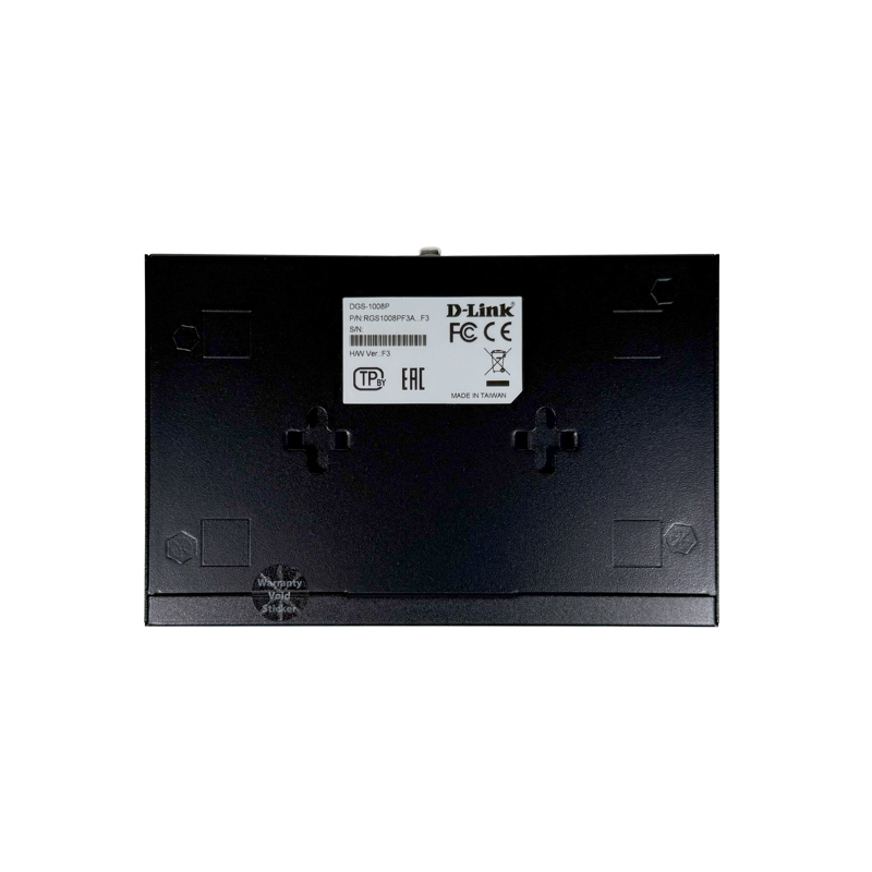 PoE-коммутатор D-Link DGS-1008P/F3A неуправляемый, 8 портов 1 Гбит/с, 4 порта PoE, 60 Вт, фото 4