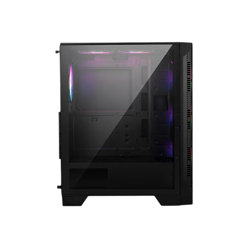 Корпус ПК без блока Case MSI MAG FORGE 120A AIRFLOW, Midi-Tower, TG, 6x120mm ARGB, 2xUSB-A 3.0, ATX, mATX, mITX Black, фото 4