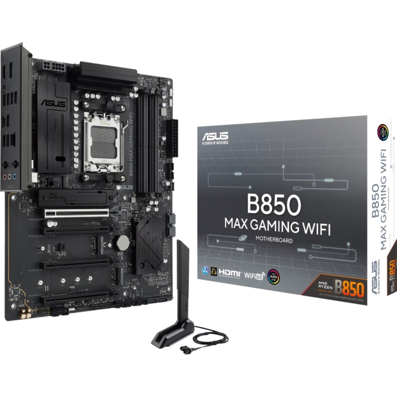Материнская плата ASUS B850 MAX WIFI, AM5, AMD B850, ATX, DDR5, фото 8