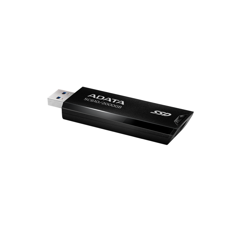 Внешний накопитель ADATA SC610, SSD 2 ТБ, USB 3.2 Gen 2 Type-A, чтение 550 МБ/с, запись 500 МБ/с, фото 7