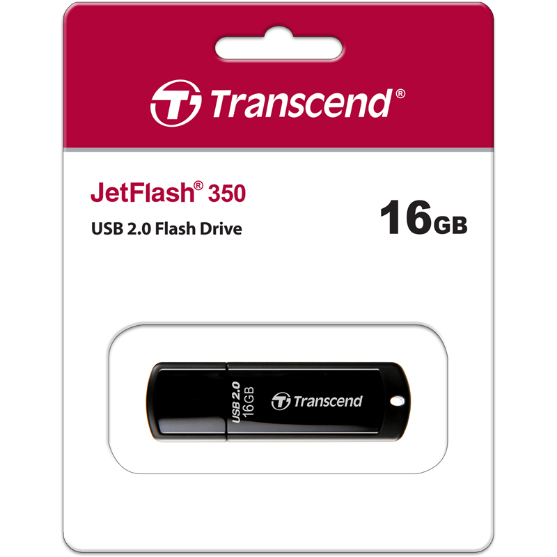 Флеш-накопитель Transcend 16GB JetFlash 350 (Black) USB 2.0 (Transcend TS16GJF350), фото 4
