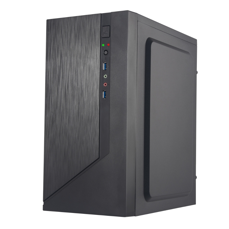 Корпус без блока Case Forza mATX case, black, w/o PSU, w/2xUSB3.0, no pwr cord, w/o FAN, фото 3