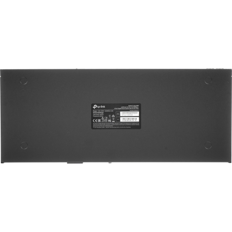 Коммутатор TP-Link SL2428P управляемый L2, 24 порта PoE+ 100 Мбит/с, 4 порта 1 Гбит/с, 250 Вт, фото 5