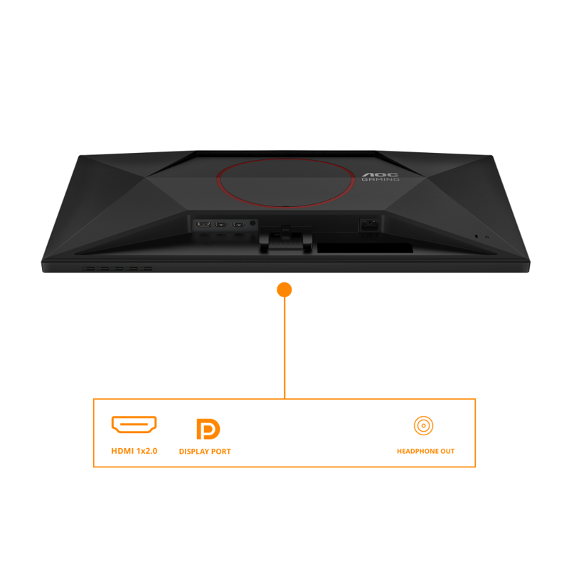 Монитор AOC Q27G42ZE, 27 дюймов, 2560x1440, 240 Гц, IPS, чёрный, формат 16:9, фото 6