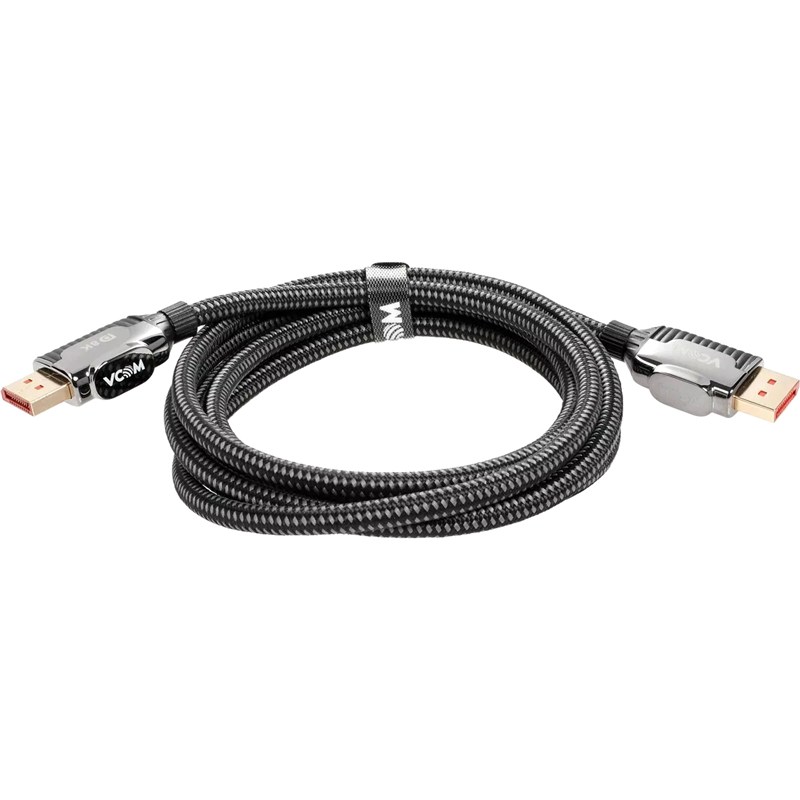 Кабель Vcom CG634-2M DisplayPort 2.1, вилка — вилка, 16K 60 Гц, 8K 120 Гц, длина 2 м, фото 6