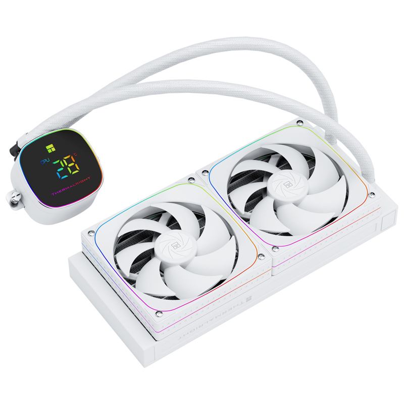 Система жидкостного охлаждения Thermalright Frozen Horizon 240 Digital, белый, фото 2