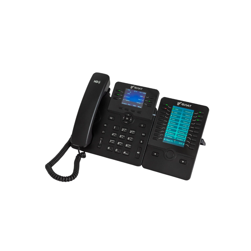 ЖК-дисплей, ТОРП ФЛАТ-ПРО - Российское VOIP оборудование. Flat-Phone B6: 6 SIP-аккаунтов, фото 4
