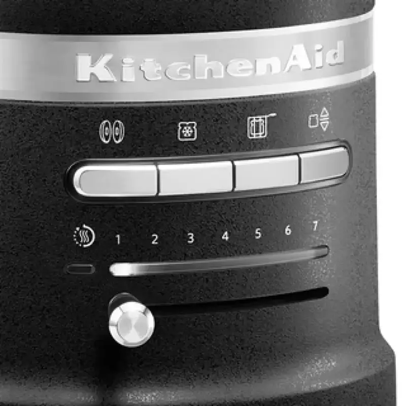 Тостер KitchenAid Artisan 5KMT2204EBK на 2 тоста, 1250 Вт, чугун, фото 2