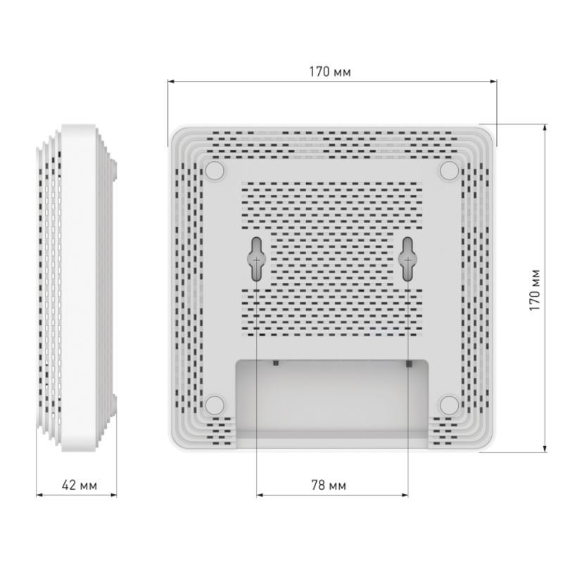 Wi-Fi роутер Netcraze Mesh Wi-Fi 6 AX3000, 3 порта LAN, фото 4