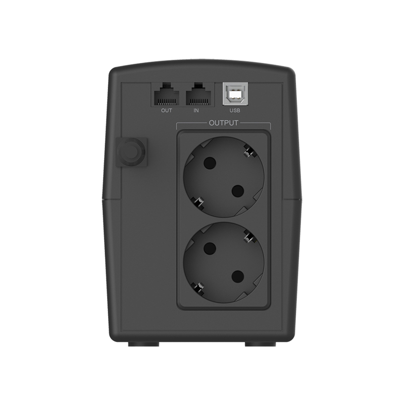 ИБП CBR Line Interactive 650VA, 650 ВА, 360 Вт, 2 розетки, IEC C14, фото 3