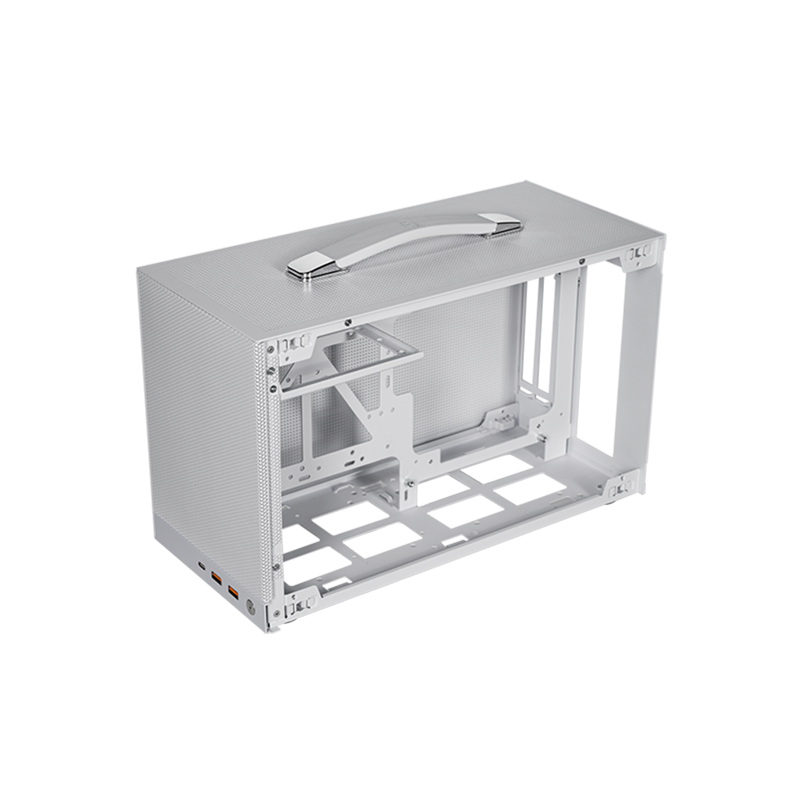 Корпус для ПК PcCooler K101 MESH WH 3F, Mini Tower, белый, под Mini-ITX, материал сталь, фото 2