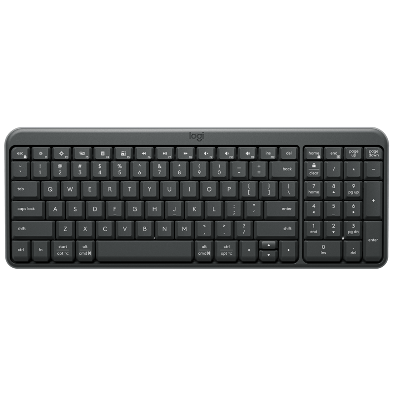 Клавиатура Logitech K250 Compact - GRAPHITE, Bluetooth, мембранные, графит, фото 12
