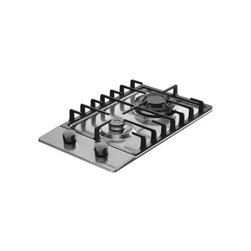 Варочная панель Kuppersberg FS 36 X, газовая, домино 29 см, 2 конфорки, нержавеющая сталь, фото 2