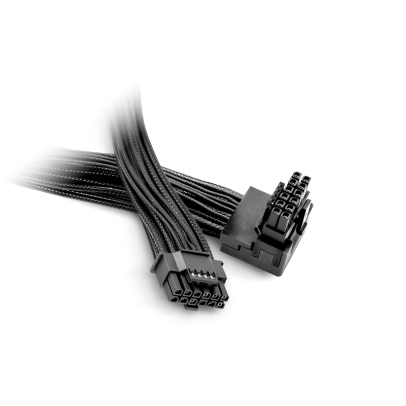 Кабель для корпуса Cable be quiet! 12V-2X6 12VHPWR 90° CABLE PCI-E, 700mm, Black (be quiet! BC073), фото 4