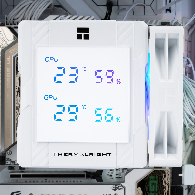 Кулер для процессора Thermalright Peerless Assassin 120 Digital, вентилятор 120 мм, шум 25.6 дБА, белый, фото 8
