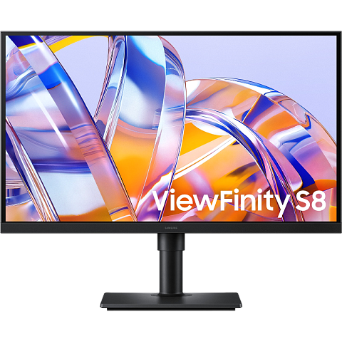 ЖК монитор Samsung S27D400GAI/ Монитор Samsung ViewFinity S8 S27H804UAI 27'', 3840x2160, IPS, 178x178, 350nit, 60Hz, 5ms, HDMI/DP, 1USB-C, 3USB-A, Audio out, Ethernet (LAN), HAS, H.Adj. 150, Tilt, Pivot, Swivel, IntPWR, 100X100VESA, Black, 3y