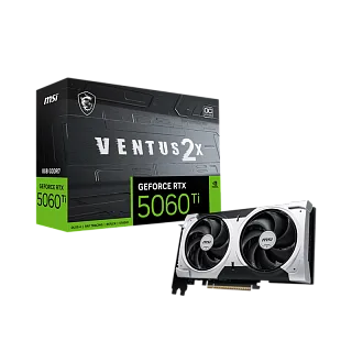 Видеокарта MSI GeForce RTX 5060 Ti 8G VENTUS 2X OC PLUS, NVIDIA GeForce RTX 5060 Ti