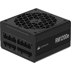 Блок питания Блоки питания/ Power Supply Corsair RM1200e Low-Noise, Model RPS0189, 1200W 80+ Gold (ATX, 3.1, PCIe 5.1, Full modular, 1x24(20+4)pin, 1x12V-2x6, 1x16-pin PCIe, 2x4+4-pin CPU +12V (EPS), 4x4-pin Molex, 6x6+2-pin PCIe, 7xSATA3, Active, 140x140