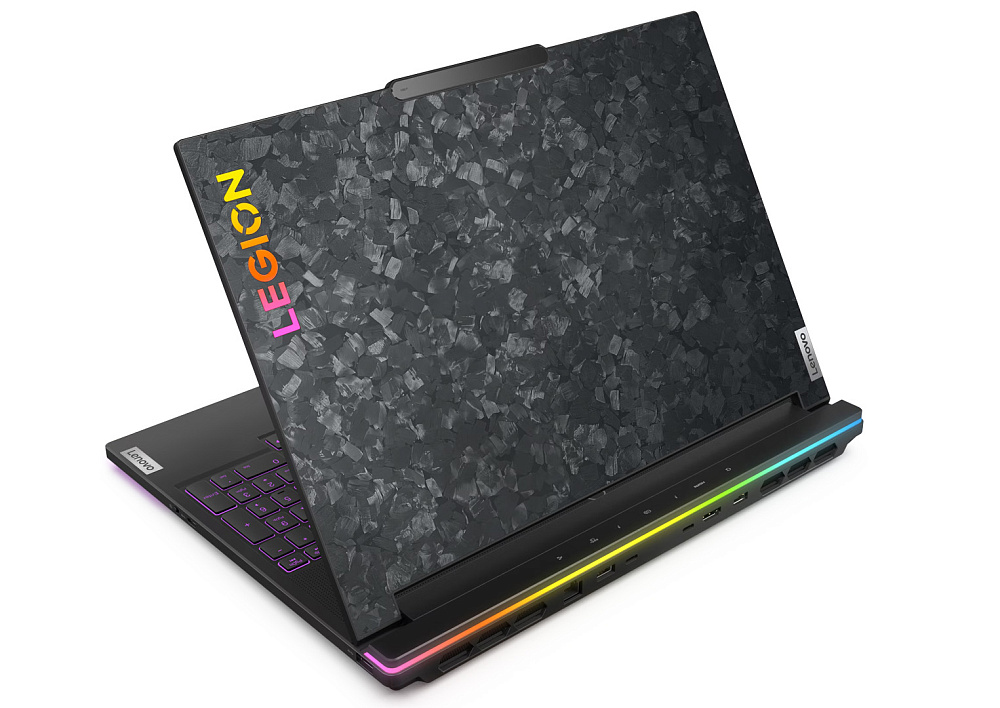 Ноутбук Lenovo Legion 9 16IRX9 83G0002LRK Carbon Black, 16" 3.2K Mini LED, Intel Core i9 14900HX, NVIDIA GeForce RTX 4080 12GB GDDR6, 32GB DDR5-5600MHz, 2TB SSD PCIe G4, NO OS, GAME КЛАВИАТУРА RU/US, RGB-Lens + 8 Keycaps & Easy Tool, гарантия 1 год, фото 13