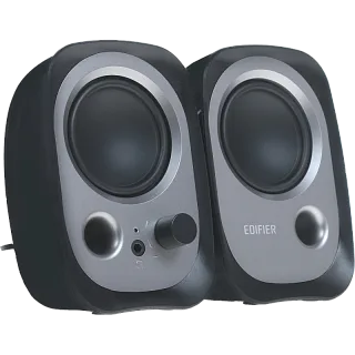 Акустическая система Колонки Edifier R12U, 4 Вт, проводное подключение, чёрный