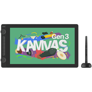 Интерактивный дисплей Сенсорный Huion KAMVAS 16 Gen 3, 15.8 ″, 16384 уровней нажима