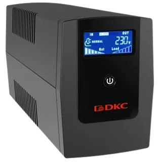 ИБП DKC Info LCD INFOLCD600I линейно-интерактивный, 600 ВА, 360 Вт, 3 розетки IEC C13
