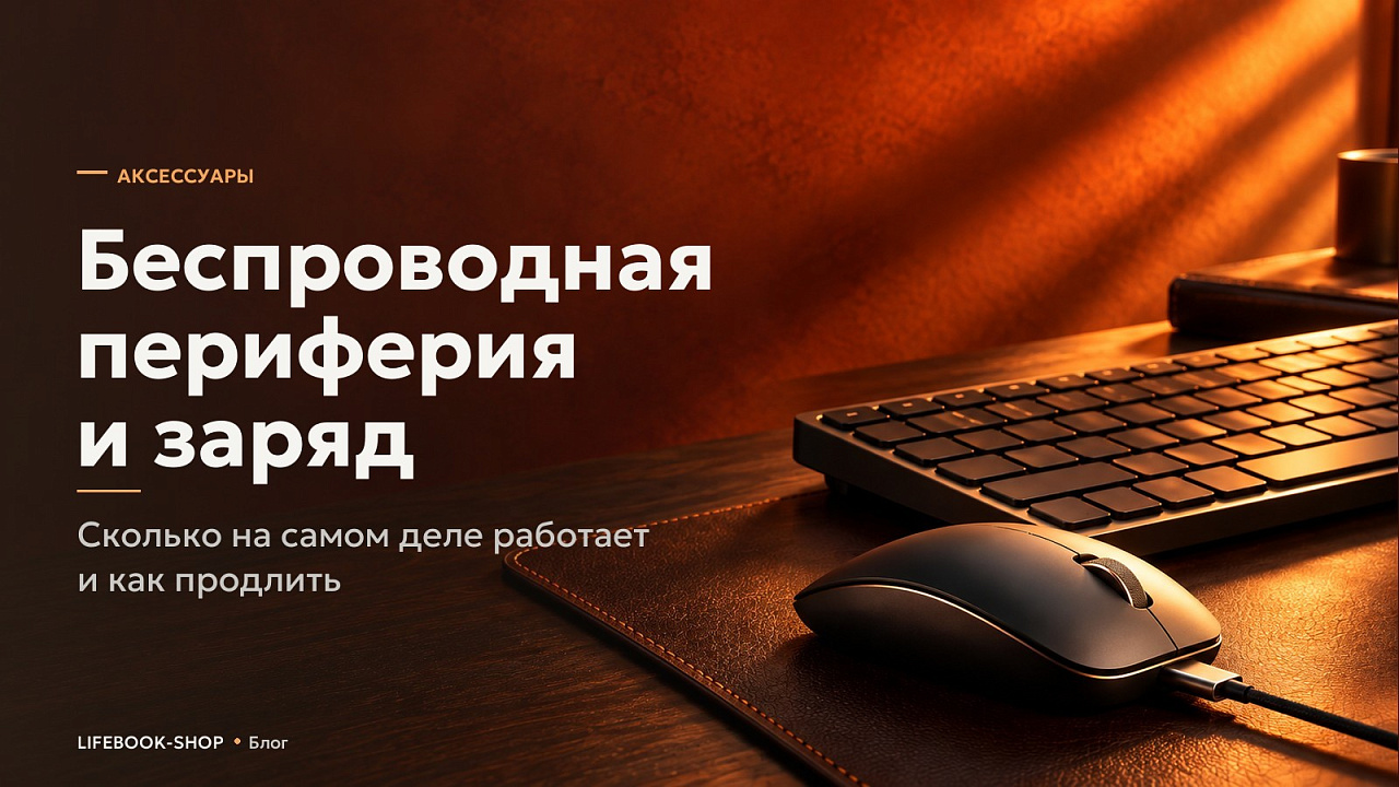 Беспроводная периферия и заряд: сколько на самом деле работает и как продлить