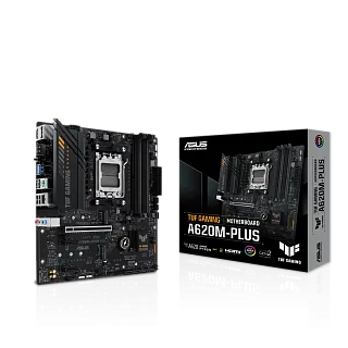 Материнская плата ASUS TUF A620M-PLUS, AM5, AMD A620, mATX, DDR5