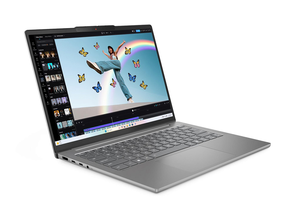 Ноутбук Lenovo IdeaPad Slim 5 14ARP10 83HT000FRK Luna Grey, 14" WUXGA OLED 60Hz, AMD Ryzen 7 7735HS, AMD Radeon 680M, 16GB DDR5-5600, SSD 1TB G4, WINDOWS 11 PRO, КЛАВИАТУРА RU/US, гарантия 1 год, фото 5
