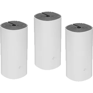 Mesh-система Wi-Fi TP-Link Deco E4 AC1200, 3 модуля, 2 порта 100 Мбит/с, 2 внутренние антенны