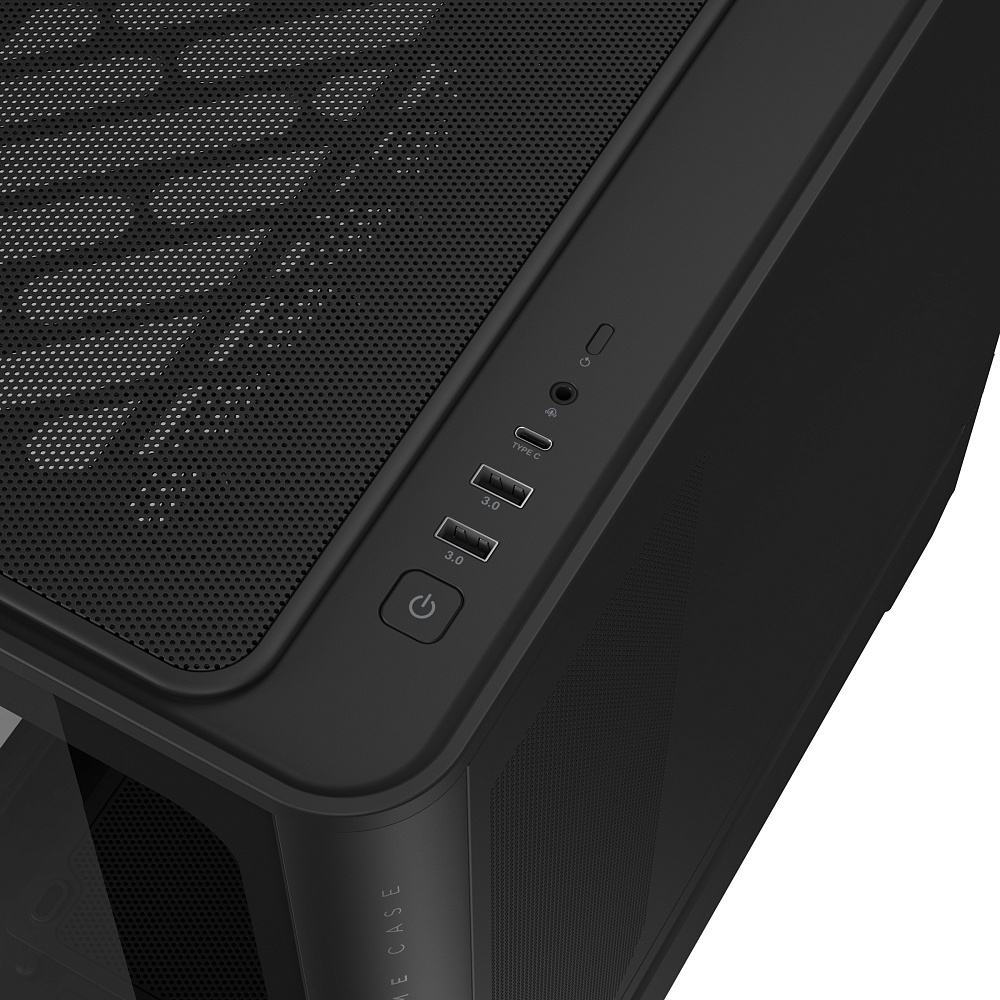 Корпус для ПК ASUS PRIME AP304 TG ARGB, чёрный, подсветка ARGB, фото 6