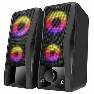 Колонки Sven SV-018580, 6 Вт, проводное подключение, чёрный