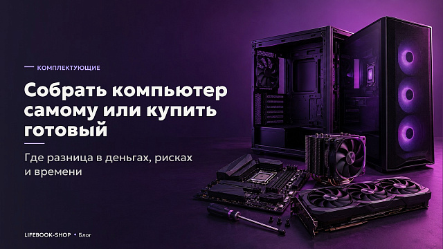 Собрать компьютер самому или купить готовый: где разница в деньгах, рисках и времени