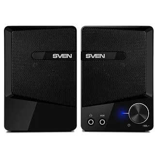 SVEN 248, чёрный, USB, акустическая система 2.0, мощность 2x3 Вт(RMS) (Sven SV-016333)
