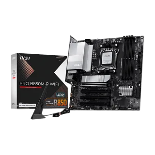 Материнская плата MSI PRO B850M-P WIFI, AM5, AMD B850, ATX, DDR5