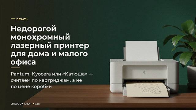 Недорогой монохромный лазерный принтер для дома и малого офиса: Pantum, Kyocera или «Катюша» — считаем по картриджам, а не по цене коробки