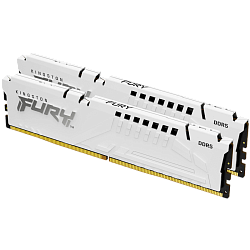 Оперативная память Kingston FURY Beast White, 32 ГБ DDR5, 5600 MT/s, CL40, Kit of 2 (KF556C40BWK2-32)