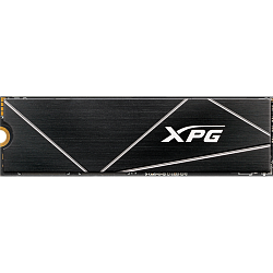 SSD ADATA GAMMIX S70 BLADE, 2 ТБ, M.2 (22×80 мм), NVMe, PCIe 4.0 x4, 3D TLC, чтение 7400 МБ/с, запись 6400 МБ/с, DRAM буфер 2 ГБ, с радиатором (Heat Spreader)