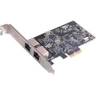 Сетевая карта Sunrich N-700, 2 порта RJ-45 2,5 Гбит/с, PCIe 2.0 x2, Intel I225-V
