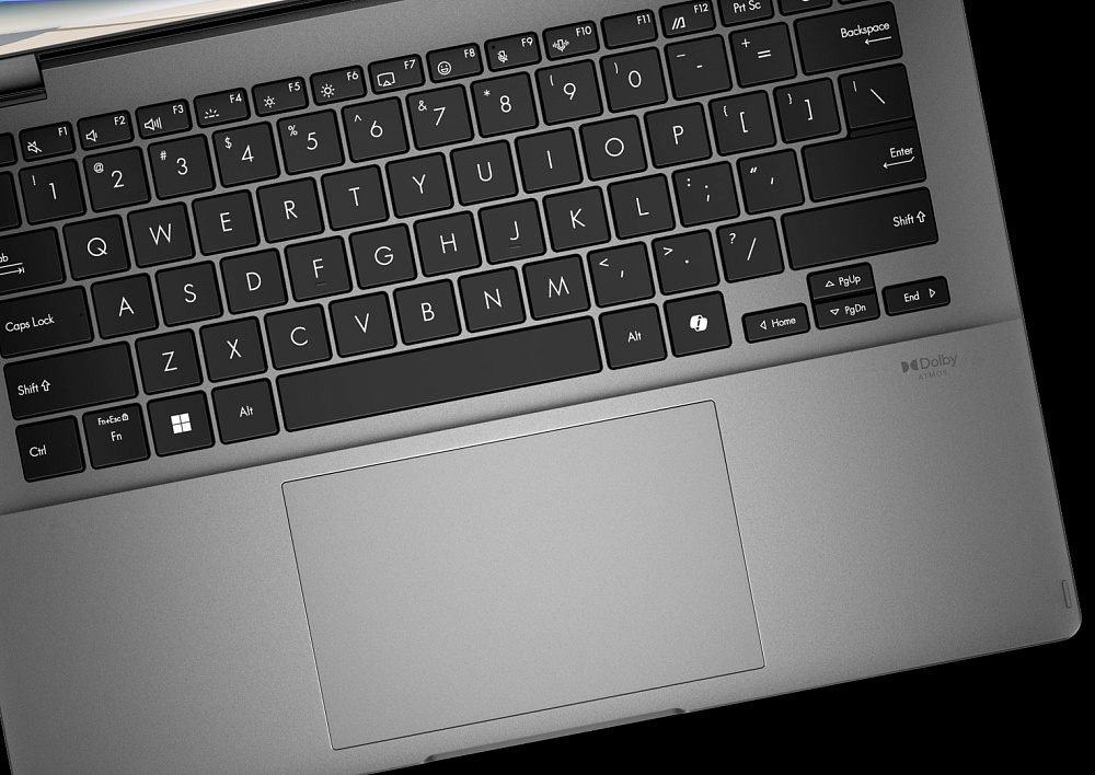 Ноутбук-трансформер ASUS Vivobook 14 Flip Matte Gray TP3407SA-QL055W 90NB14Y1-M00690, 14" WUXGA + стилус ASUS Pen, Intel Core Ultra 7 256V, Intel Arc 140V, 16GB LPDDR5X, SSD 4TB PCIe GEN4, WINDOWS 11 HOME, КЛАВИАТУРА RU/US, гарантия 1 год, фото 11